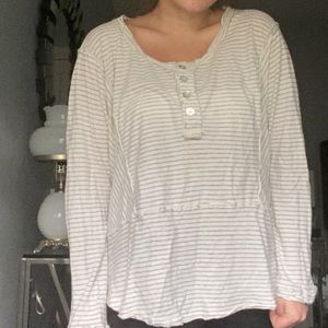 Free people striped long sleeve